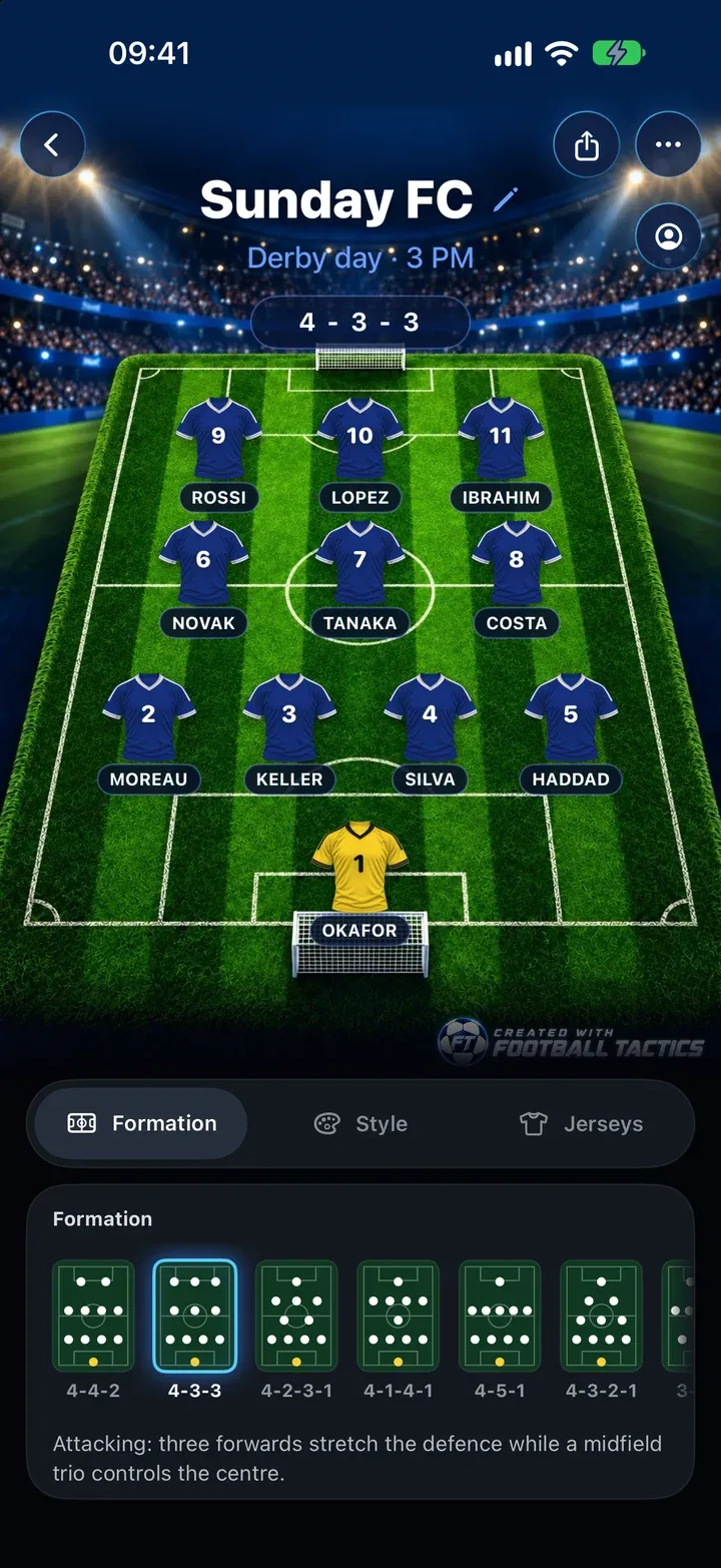 Choosing a formation